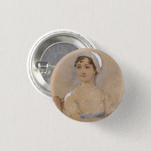 Jane Austen Button