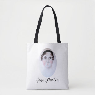 Jane Austen Custom All-Over-Print Tote Bag