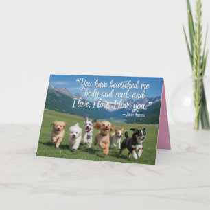 Jane Austen Dog Valentine Card 2