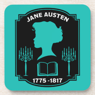 Jane Austen English Novelist Coaster