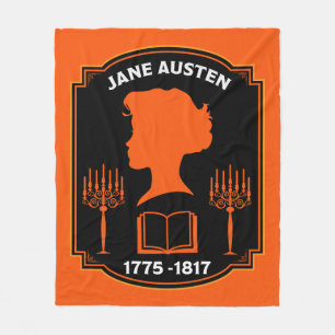 Jane Austen English Novelist Fleece Blanket