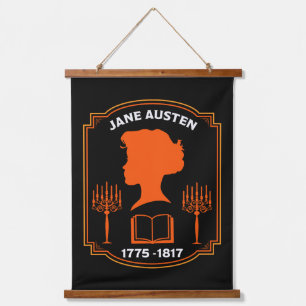 Jane Austen English Novelist Hanging Tapestry