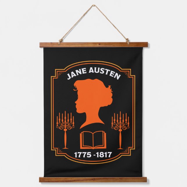 Jane Austen English Novelist Hanging Tapestry (Front)