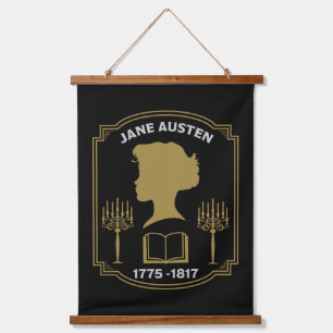 Jane Austen English Novelist Hanging Tapestry