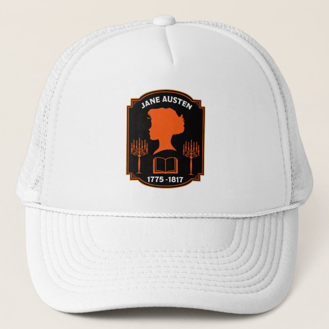 Jane Austen English Novelist Trucker Hat (Front)