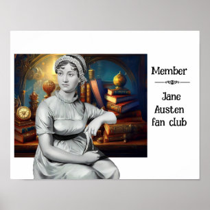 Jane Austen fan club Poster