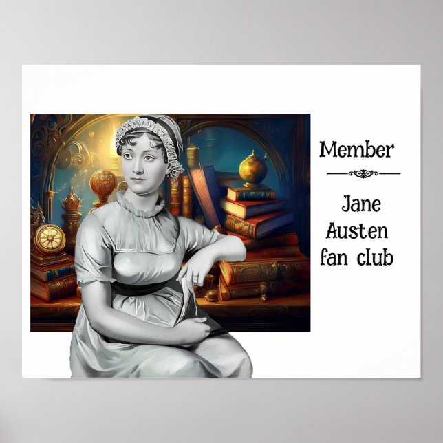 Jane Austen fan club Poster (Front)