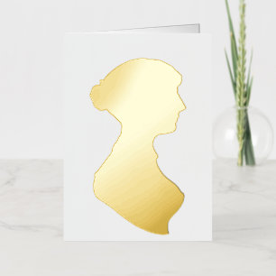 Jane Austen Foil Greeting Card