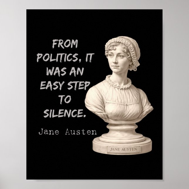 Jane Austen - From Politics to Silence Poster (Front)