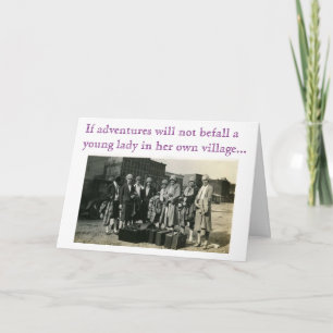 Jane Austen Graduation Card