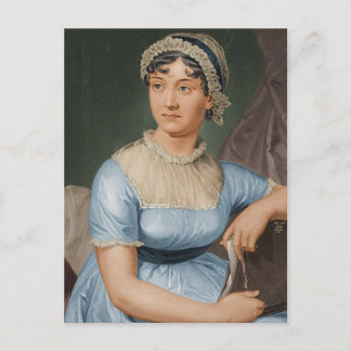 Jane Austen Holiday Postcard