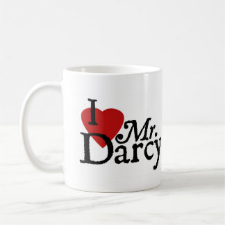 Jane Austen I LOVE Mr. Darcy Coffee Mug
