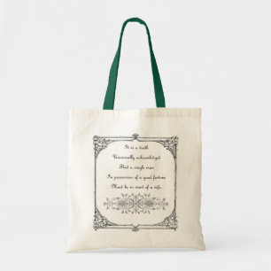 Jane Austen Inspiration Bag