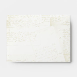 Jane Austen Inspired Antique Script Evelopes Envelopes