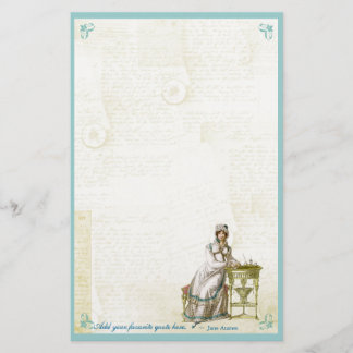 Jane Austen Inspired Custom Stationery