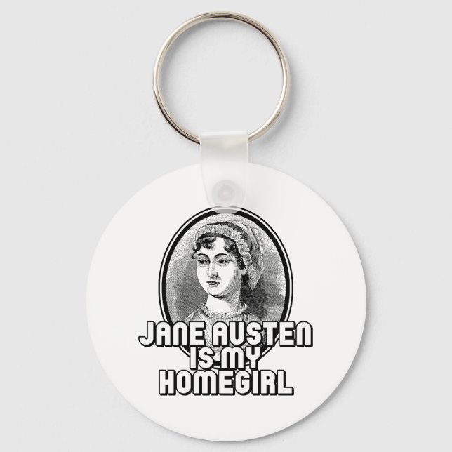 Jane Austen Key Ring (Front)