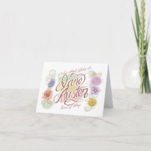 Jane Austen Kind of Day Note Card