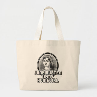 Jane Austen Large Tote Bag