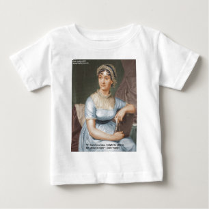 Jane Austen Loved U Less Quote On Gifts & Cards Baby T-Shirt