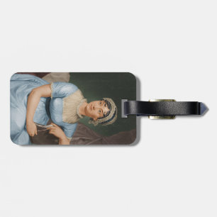 Jane Austen luggage tag