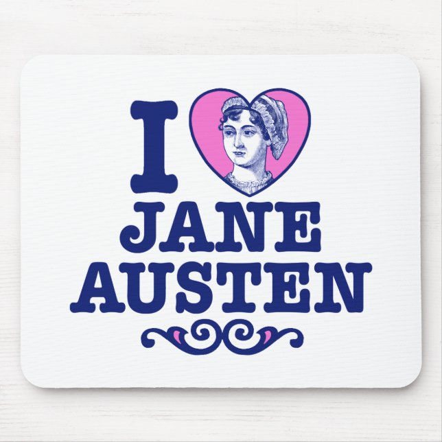 Jane Austen Mouse Mat (Front)