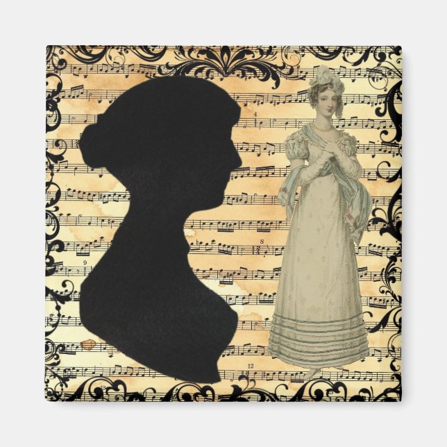 Jane Austen Music Magnet (Front)