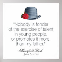 Jane Austen - My Father - Vintage Hat