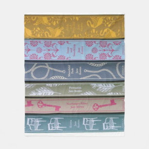 Jane Austen novel Throw Blanket