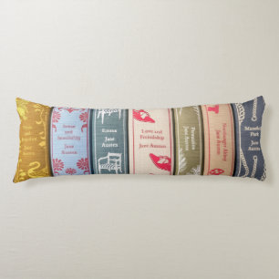 Jane Austen Novels Body Cushion