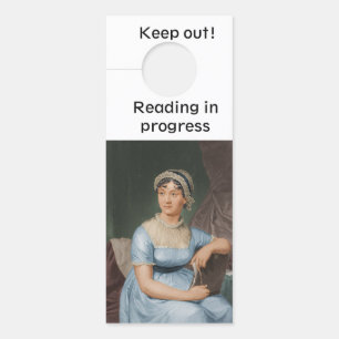 Jane Austen' novels Door Hanger