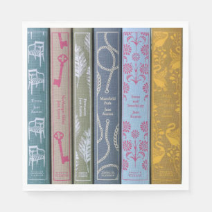 Jane Austen Novels Napkins