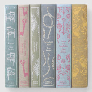 Jane Austen Novels  Stone Coaster