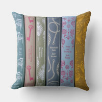 Jane Austen on one side and her books on the other