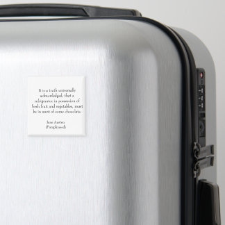 Jane Austen Paraphrased Refrigerator Magnet