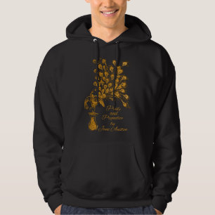 Jane Austen Peacock Pride & Prejudice Book Club Fa Hoodie