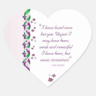 Jane Austen Persuasion Quote Stickers