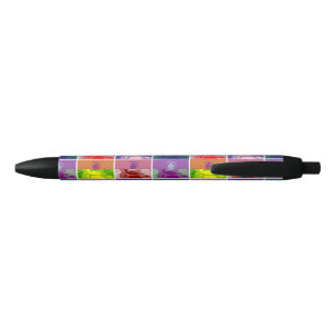 Jane Austen pop art colourful Black Ink Pen