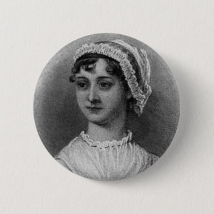 Jane Austen Portrait 6 Cm Round Badge
