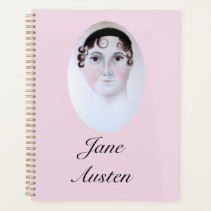 Jane Austen portrait, bookmark. Planner