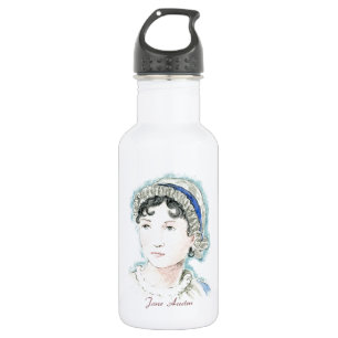 Jane Austen Portrait by Alice Flynn 532 Ml Water Bottle