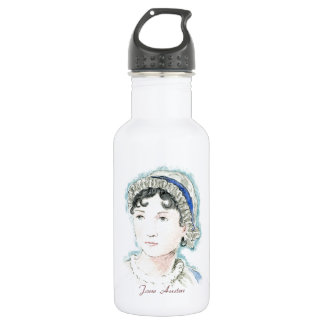 Jane Austen Portrait by Alice Flynn 532 Ml Water Bottle
