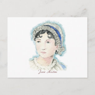 Jane Austen Portrait by Alice Flynn Postcard