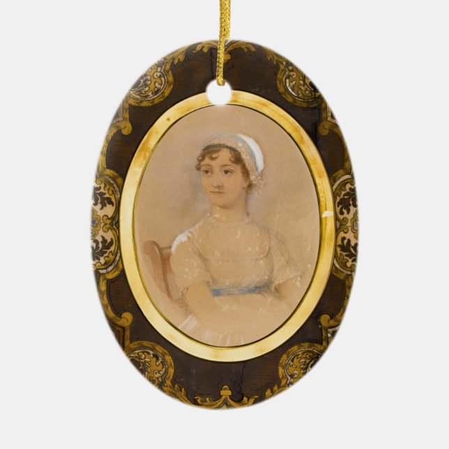 Jane Austen portrait ornament (Front)