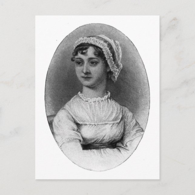Jane Austen Portrait Postcard (Front)