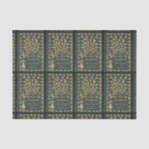 Jane Austen Pride and Prejudice Peacock Book Cover Tissue Paper