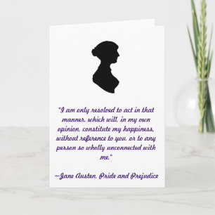 Jane Austen Quote Card