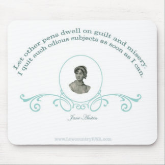 Jane Austen Quote Mouse Mat
