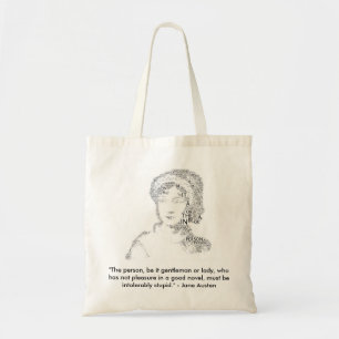 Jane Austen Quote Tote Bag