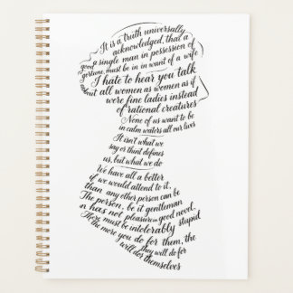 Jane Austen Quotes Calligram Planner
