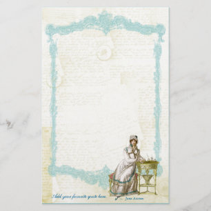 Jane Austen Regency Custom Stationery